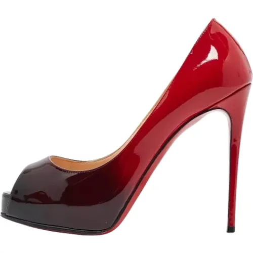 Pre-owned Leather heels , female, Sizes: 3 UK - Christian Louboutin Pre-owned - Modalova