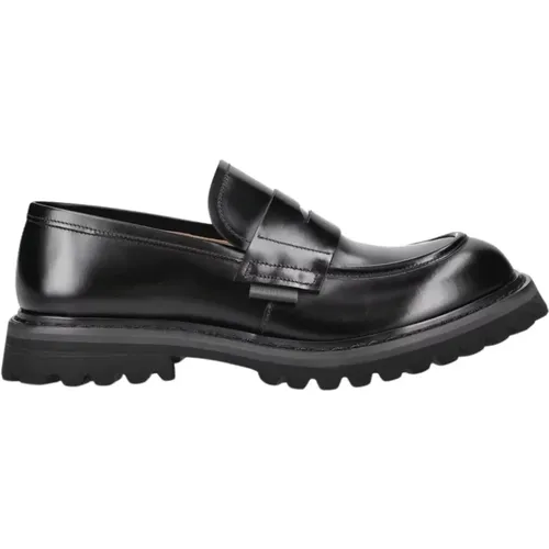 Klassischer Herren-Loafer aus schwarzem Gummi , Herren, Größe: 42 EU - Premiata - Modalova