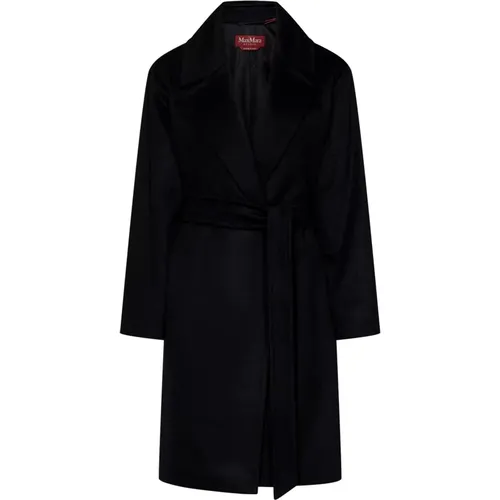 Cashmere Belted Coat Aw24 , female, Sizes: L, M - Max Mara - Modalova