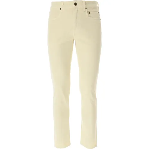 Trousers Ivory , male, Sizes: W35 - Siviglia - Modalova