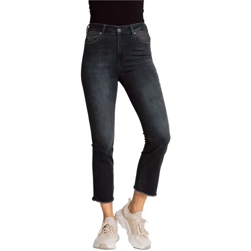 Capri Jeans Allegra , female, Sizes: W30, W25, W26, W27, W28, W24, W31 - Zhrill - Modalova