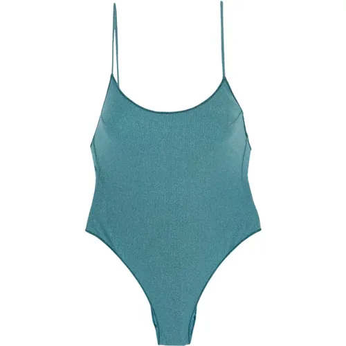 Lurex Thread One-Piece Swimsuit , Damen, Größe: M - MC2 Saint Barth - Modalova