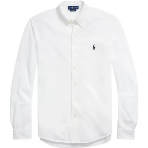 Fine Piqué Cotton Shirt , male, Sizes: L, XL, M, 2XL - Polo Ralph Lauren - Modalova