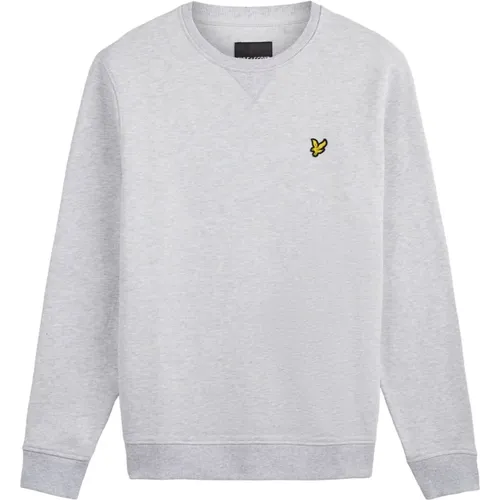 Zeitloser Crew Neck Sweatshirt , Herren, Größe: L - Lyle & Scott - Modalova