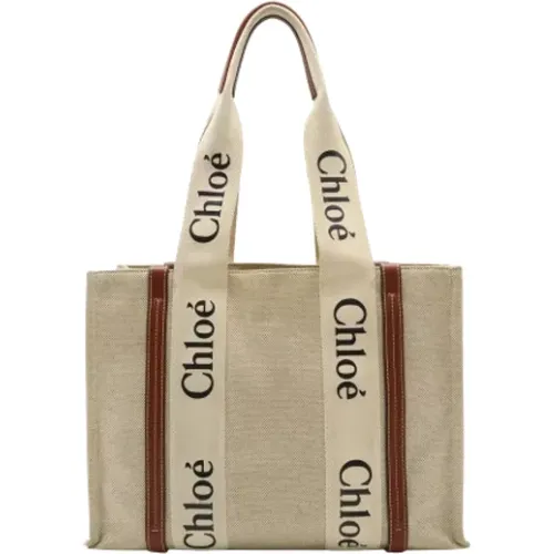 Pre-owned Canvas handbags , female, Sizes: ONE SIZE - Chloé Pre-owned - Modalova