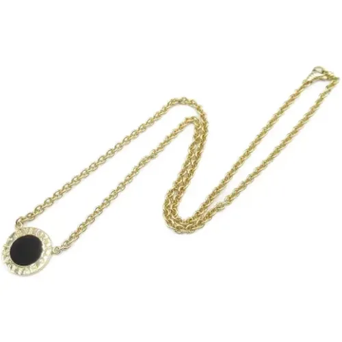 Pre-owned Yellow Gold necklaces , female, Sizes: ONE SIZE - Bvlgari Vintage - Modalova