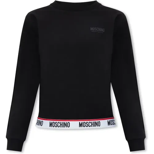 Sweatshirt mit Logo , Damen, Größe: L - Moschino - Modalova