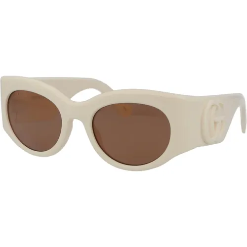 Stylische Sonnenbrille GG1544S,Stilvolle Oversized Ovale Sonnenbrille - Gucci - Modalova
