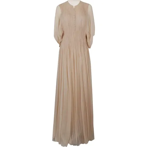 Elegant Long Dress , female, Sizes: XS - Ermanno Scervino - Modalova