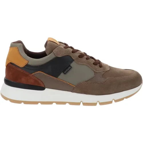 Herren Leder Sneakers Nerogiardini - Nerogiardini - Modalova