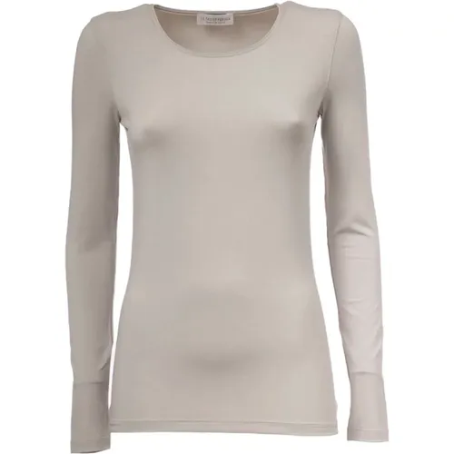 Long Sleeve T-Shirt , female, Sizes: S, XS, M - Le Tricot Perugia - Modalova
