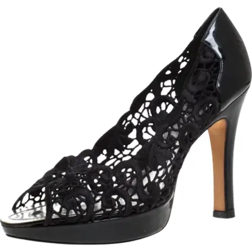 Pre-owned Leather heels , female, Sizes: 6 UK - René Caovilla Pre-owned - Modalova