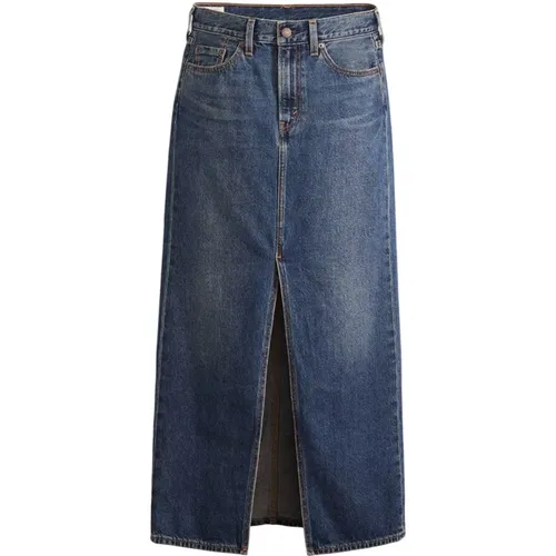 Levi's, Knöchellanger Rock , Damen, Größe: W29 - Levis - Modalova