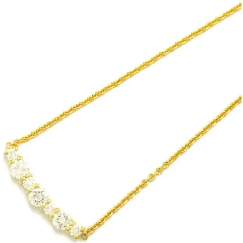 Pre-owned Gold necklaces , female, Sizes: ONE SIZE - Tiffany & Co. Pre-owned - Modalova