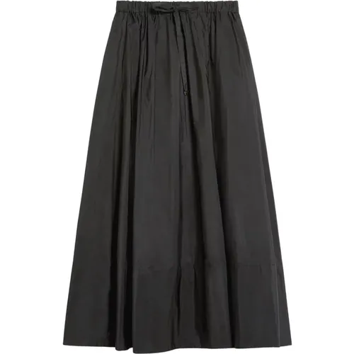 Long taffeta skirt with elastic waist , female, Sizes: 3XS - Max Mara - Modalova