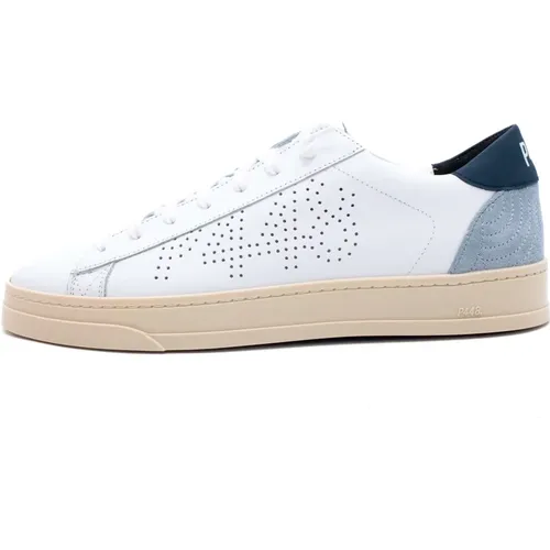 Weiße Japan Mesh Leder Sneakers , Herren, Größe: 40 EU - P448 - Modalova