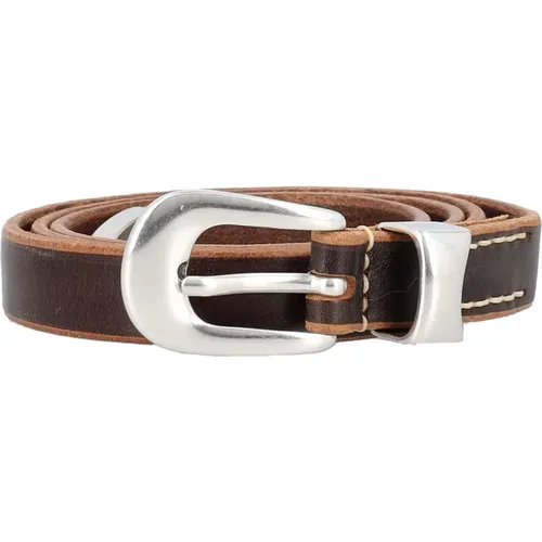 Leather Belt with Metal Buckle , male, Sizes: 100 CM - Our Legacy - Modalova