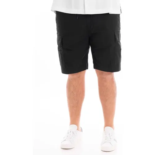 Gewaschene Cargo Bermuda Shorts , Herren, Größe: M - Calvin Klein Jeans - Modalova