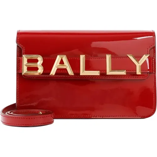 Patent Leather Shoulder Bag , female, Sizes: ONE SIZE - Bally - Modalova