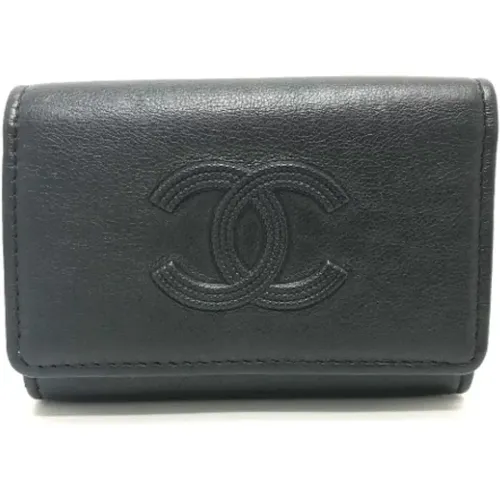 Pre-owned Leather key-holders , female, Sizes: ONE SIZE - Chanel Vintage - Modalova