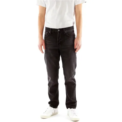 Steady Eddie II Tapered Fit Jeans , Herren, Größe: W32 L34 - Nudie Jeans - Modalova