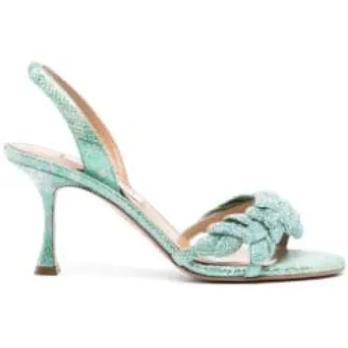 Galactic Flower Sandals , female, Sizes: 3 UK - Aquazzura - Modalova