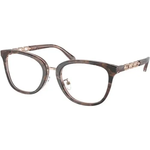 Classic Havana Frame Glasses , unisex, Sizes: 52 MM - Michael Kors - Modalova