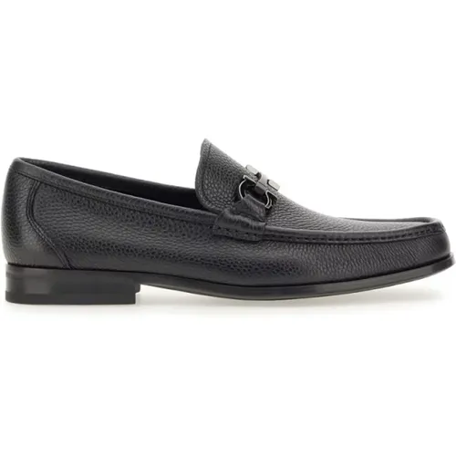 Gancini Moccasin Ornament Absatz , Herren, Größe: 40 EU - Salvatore Ferragamo - Modalova