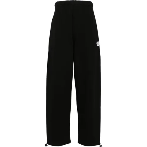 Schwarze Hose mit Boke Blumenmotiv,Schwarze Hose - Kenzo - Modalova