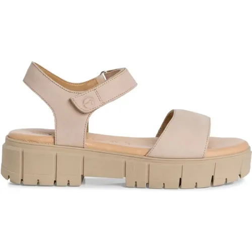 Casual Open Flat Sandals , female, Sizes: 5 UK, 6 UK, 4 UK, 8 UK, 7 UK - tamaris - Modalova