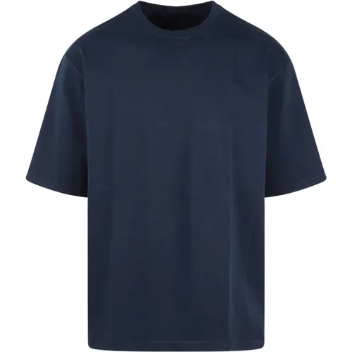 Cotton Jersey T-Shirt , male, Sizes: L, S - White Sand - Modalova