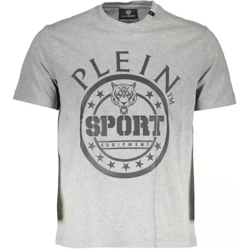 Athletic Cotton T-Shirt , male, Sizes: M, S, XL, 2XL, L - Plein Sport - Modalova