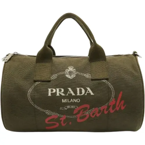 Pre-owned Canvas travel-bags , male, Sizes: ONE SIZE - Prada Vintage - Modalova