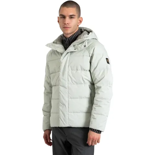 Daunenjacke mit Baumwolle-Polyamid-Mantel , Herren, Größe: 2XL - Belstaff - Modalova