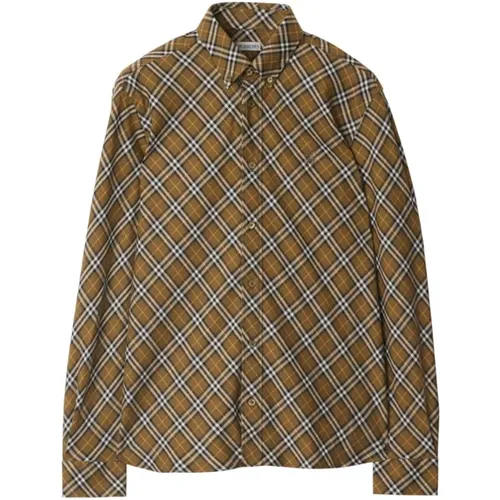 Checkered Casual Shirt , male, Sizes: M, L - Burberry - Modalova