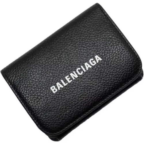 Pre-owned Leather Wallet , female, Sizes: ONE SIZE - Balenciaga Vintage - Modalova