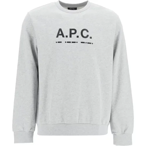Franco Sweatshirt mit Logo-Print , Herren, Größe: S - A.p.c. - Modalova