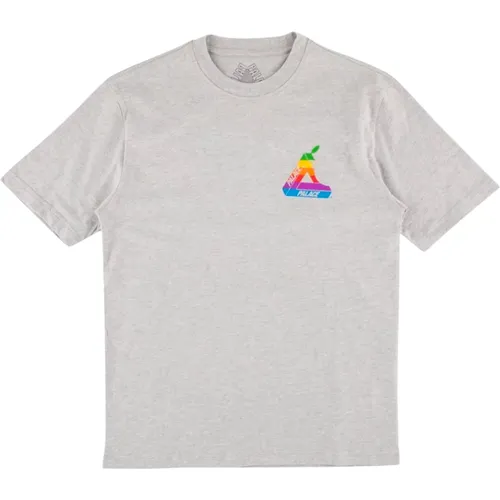 Tech Logo Graues T-Shirt Limited Edition , Herren, Größe: XL - Palace - Modalova