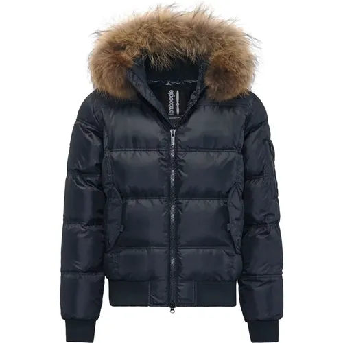 Padded Bomber Jacket with Detachable Fur , male, Sizes: XL, L, 2XL, S, M - BomBoogie - Modalova