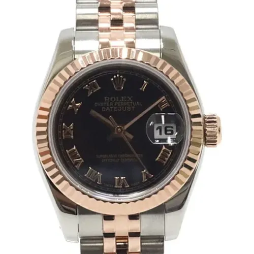 Pre-owned Metal watches , female, Sizes: ONE SIZE - Rolex Vintage - Modalova