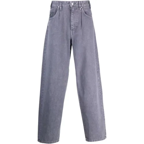 Relaxed Fit Denim Jeans , male, Sizes: W28 - HUF - Modalova
