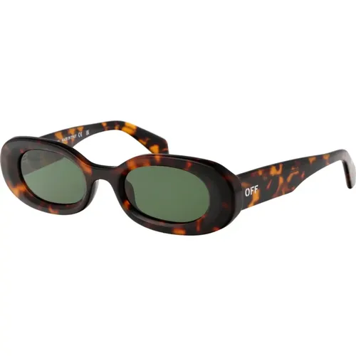 Stylische Amalfi Sonnenbrille für den Sommer , unisex, Größe: 49 MM - Off White - Modalova
