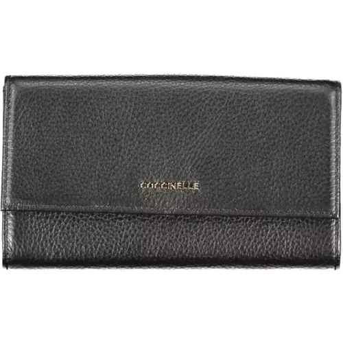 Elegant Leather Wallet in Classic , female, Sizes: ONE SIZE - Coccinelle - Modalova