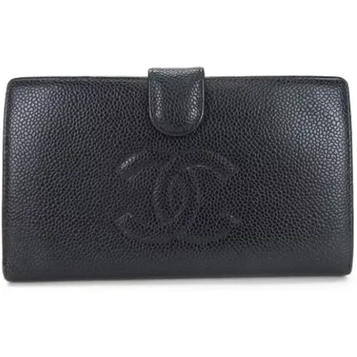 Pre-owned Leder Portemonnaies , Damen, Größe: ONE Size - Chanel Vintage - Modalova