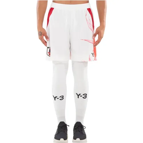 Match Away Shorts in Cwhite , Herren, Größe: L - Y-3 - Modalova