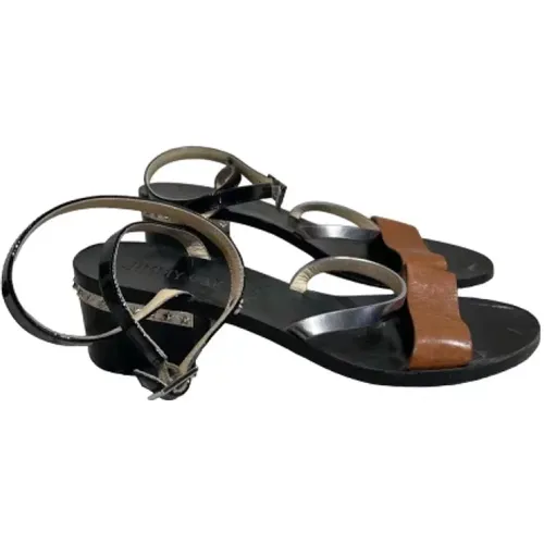 Pre-owned Leather sandals , female, Sizes: 6 UK - Jimmy Choo Pre-owned - Modalova