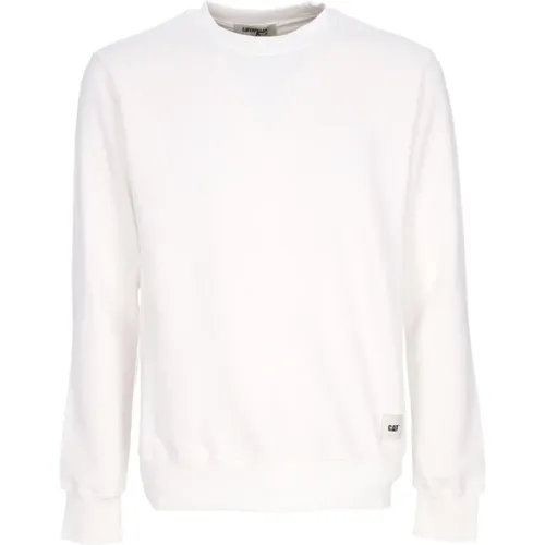Essential Crewneck Sweatshirt Leichtes Streetwear , Herren, Größe: XL - CAT - Modalova