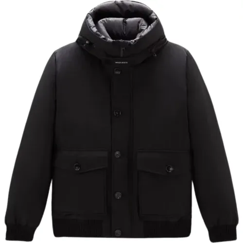 Sportliche Bomberjacke mit Entendaunen - Woolrich - Modalova