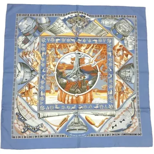 Pre-owned Silk scarves , female, Sizes: ONE SIZE - Hermès Vintage - Modalova