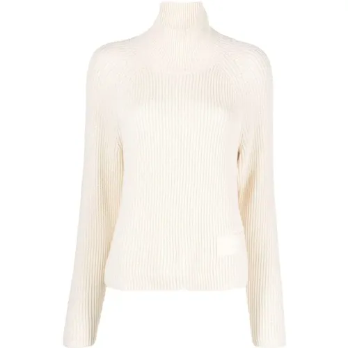 Turtleneck Sweatshirt , Damen, Größe: L - Ami Paris - Modalova